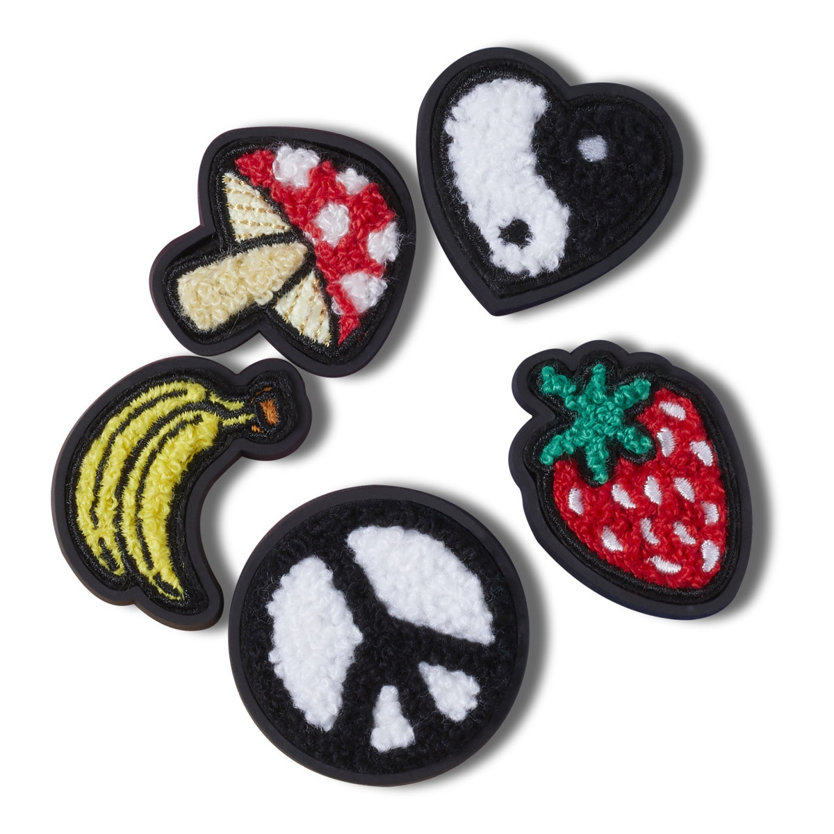 Jibbitz Crocs Peace & Love Tufted Patch 5 Pack - imagine 6